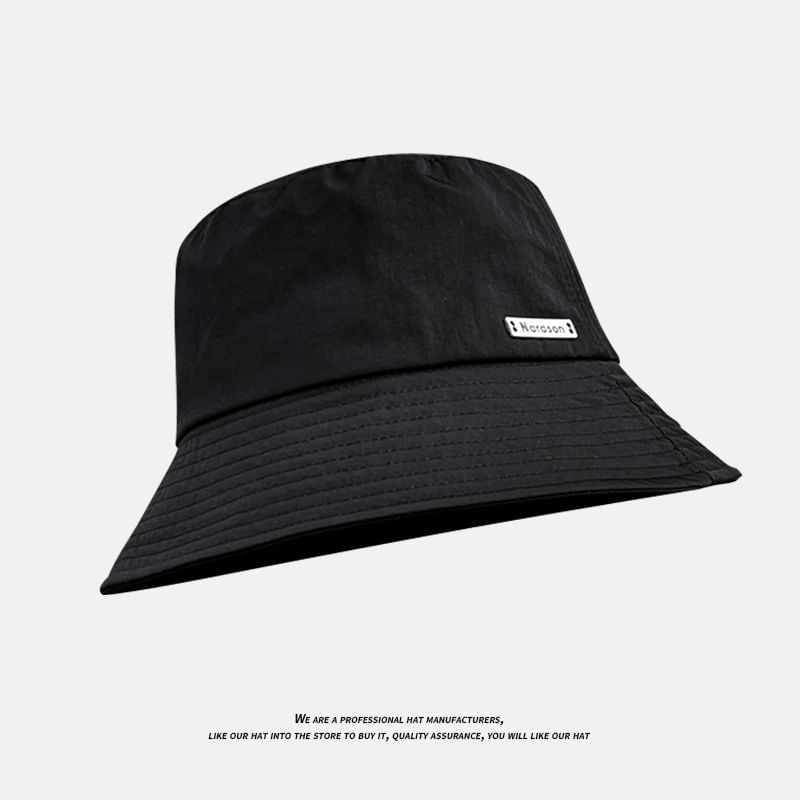 Metal Bucket Plate Hat
