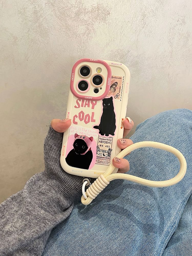 Cat Case Strap Set Phone /
