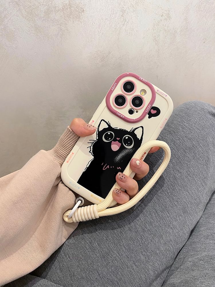 Set / Phone Cat Case Strap