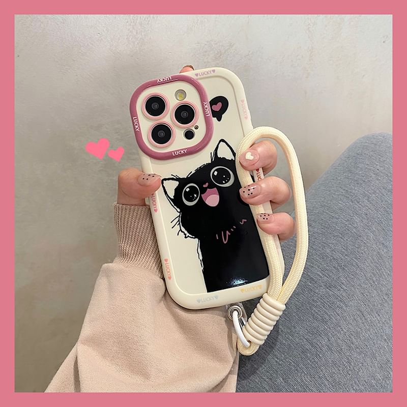 Set / Phone Cat Case Strap