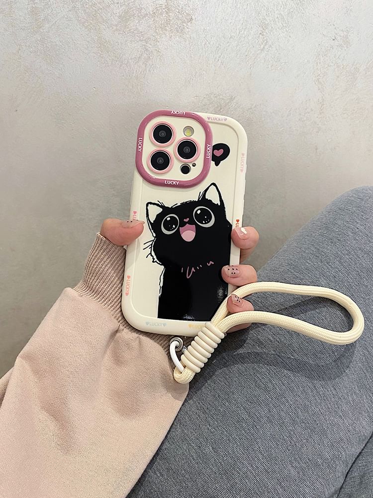 Set / Phone Cat Case Strap