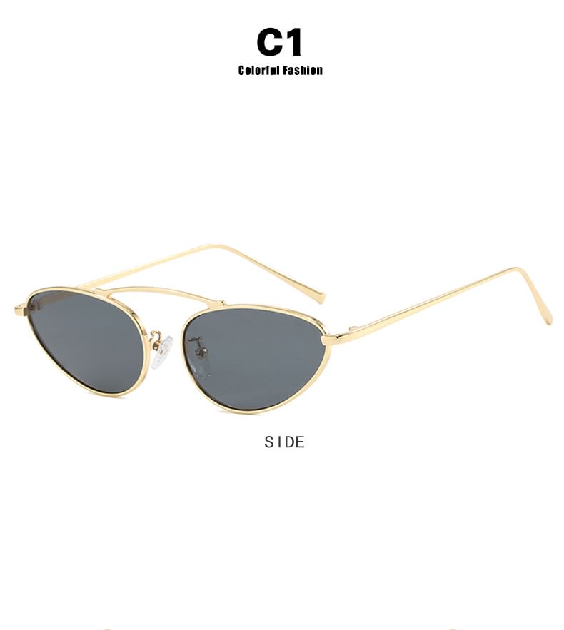 Eye Metal Frame Cat Sunglasses