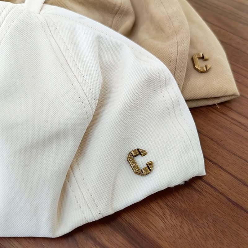 Hat Metal Lettering Beret