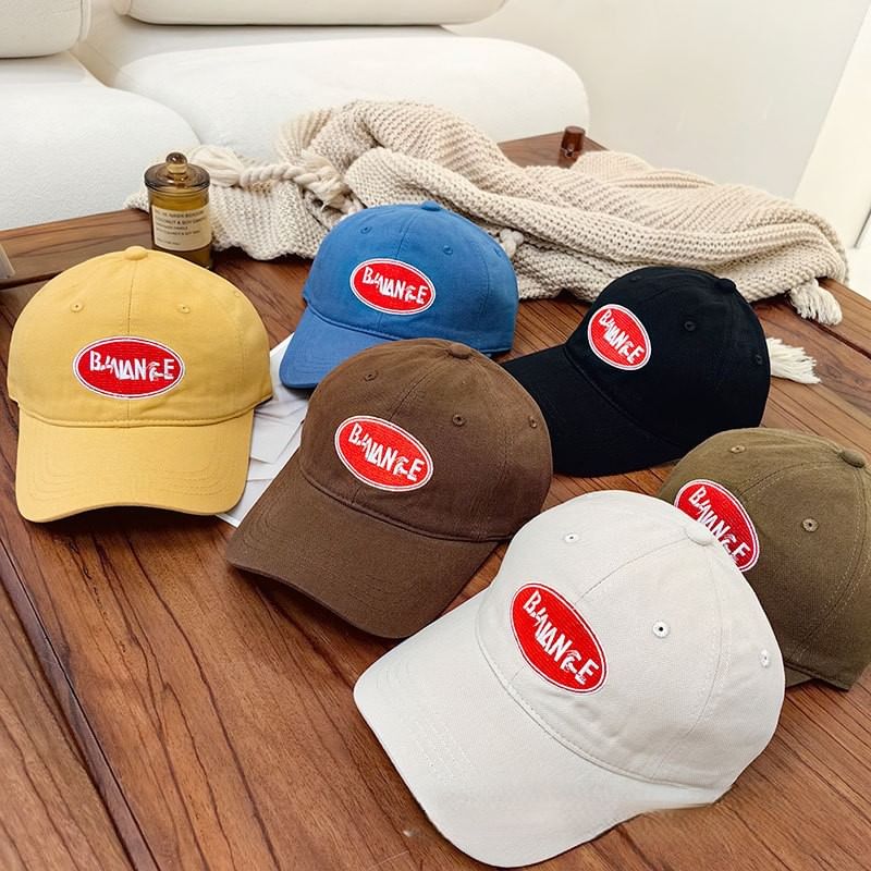 Lettering Applique Cap Baseball