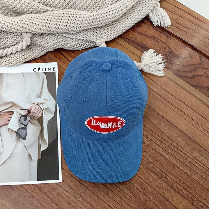 Lettering Applique Cap Baseball