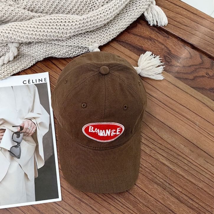 Lettering Applique Cap Baseball