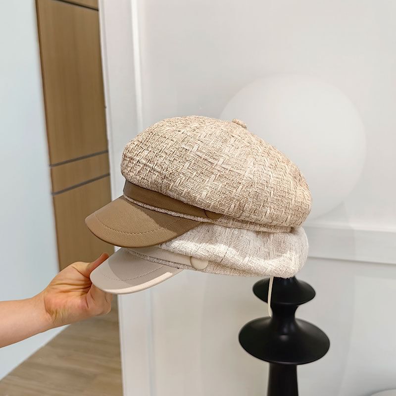 Panel Newsboy Cap