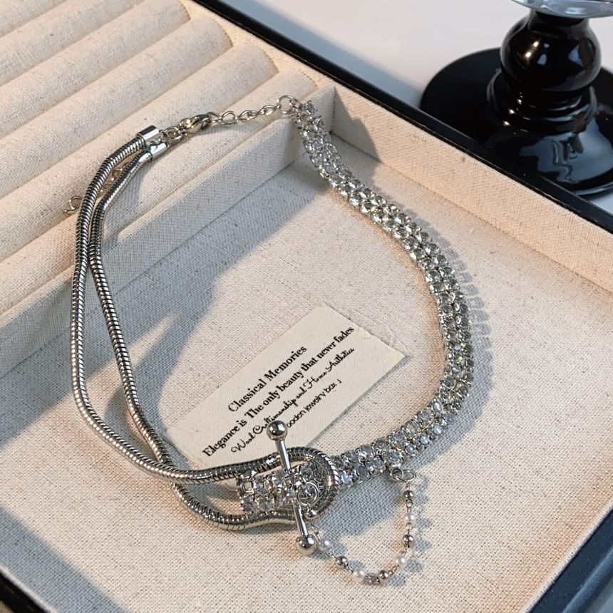 / Necklace Faux Pearl Bracelet