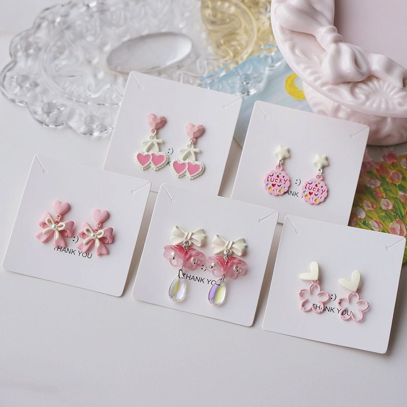 Drop Earring / Clip On Earring (Various Designs)
