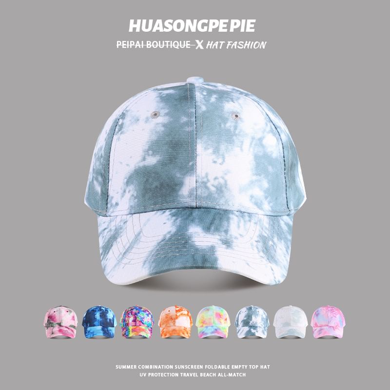 Baseball Tie Cap Dye