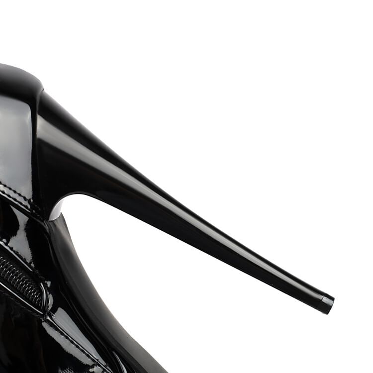 Ankle Lace-Up Stiletto Heel Boots