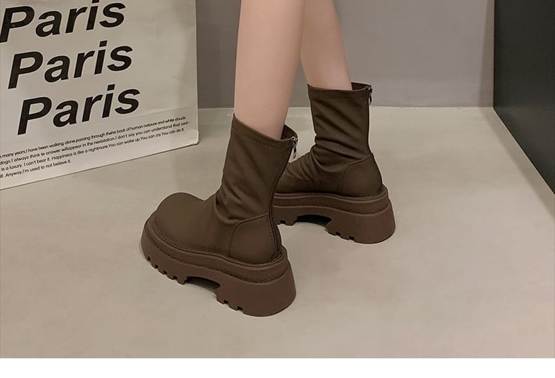 Platform Short Boots