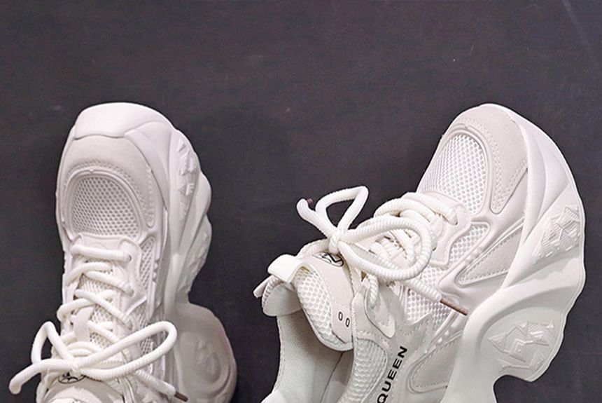 Lace Up Platform Sneakers