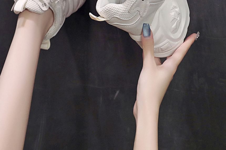 Lace Up Platform Sneakers