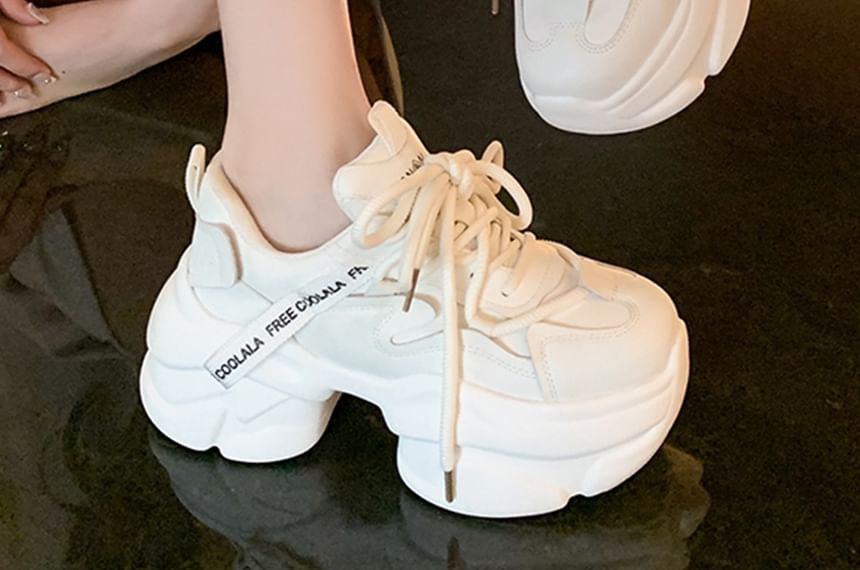 Up Sneakers Platform Lace