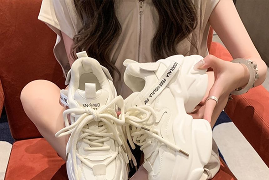 Up Sneakers Platform Lace