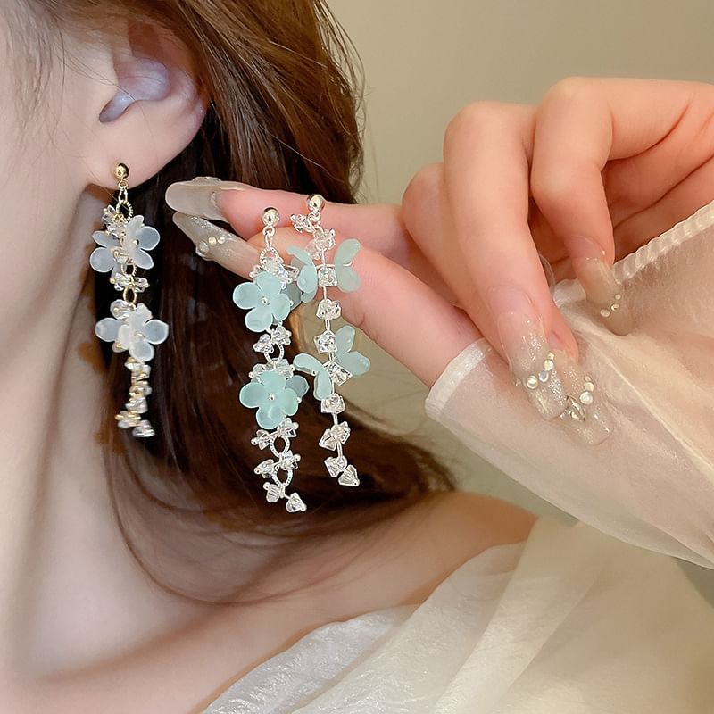 Earring Dangle Floral