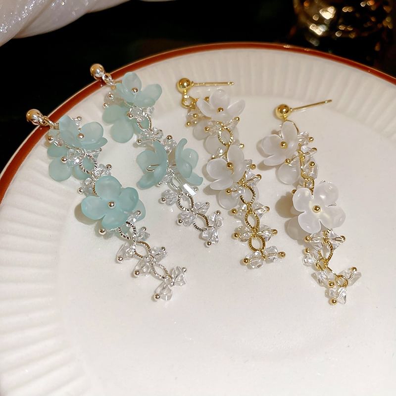 Earring Dangle Floral