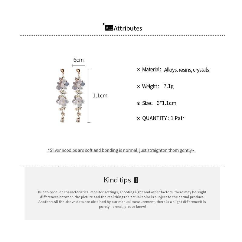 Earring Dangle Floral