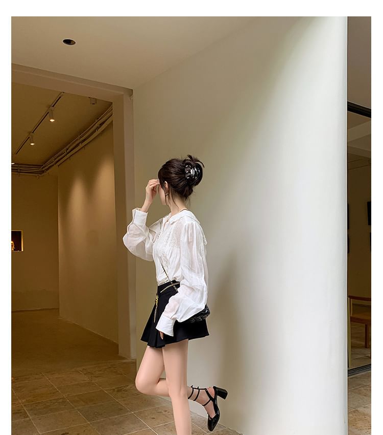 Square Top Faux Sandals Plain Chunky Buckled Heel Leather High Toe