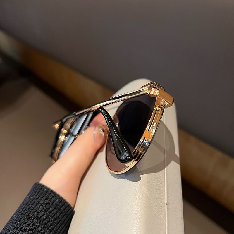 Frame Hexagon Sunglasses