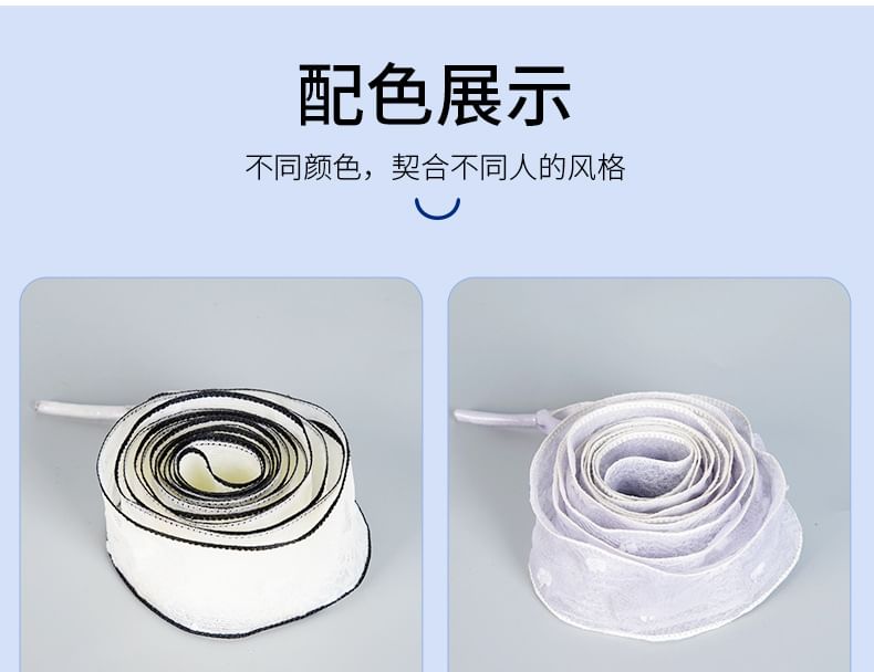 Lacets en ruban avec nœud en mousseline de soie