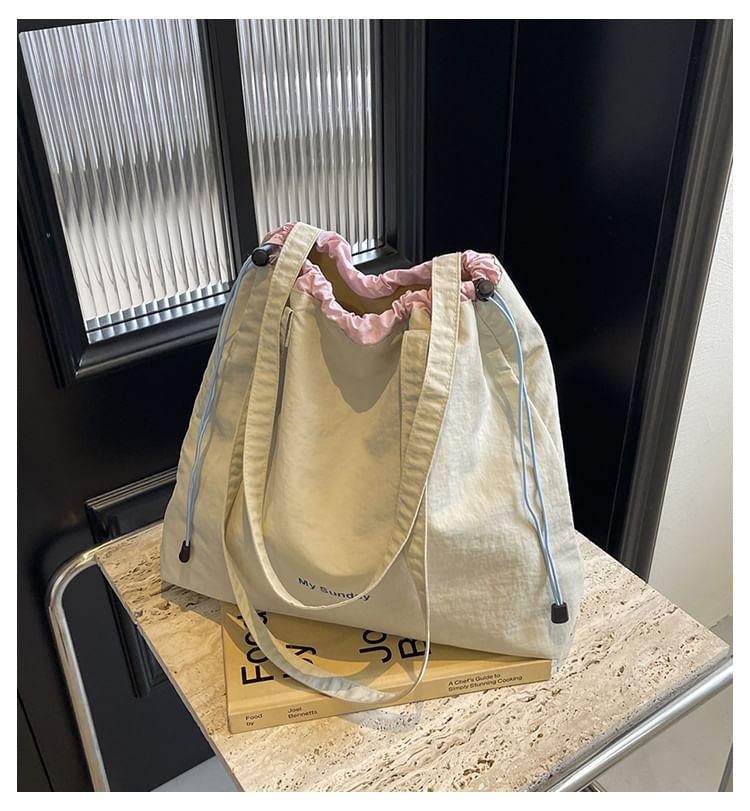 Bag Lettering Canvas Tote