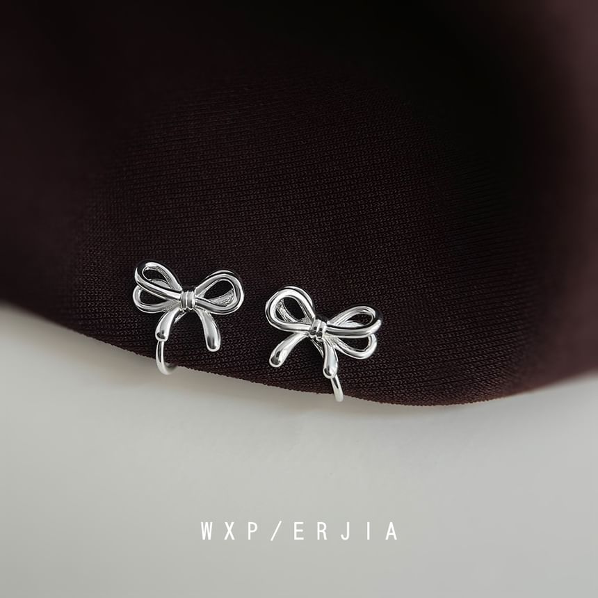 Bow Clip On Earring