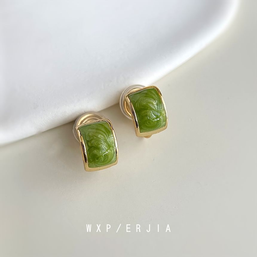 Clip Enamel On Earring