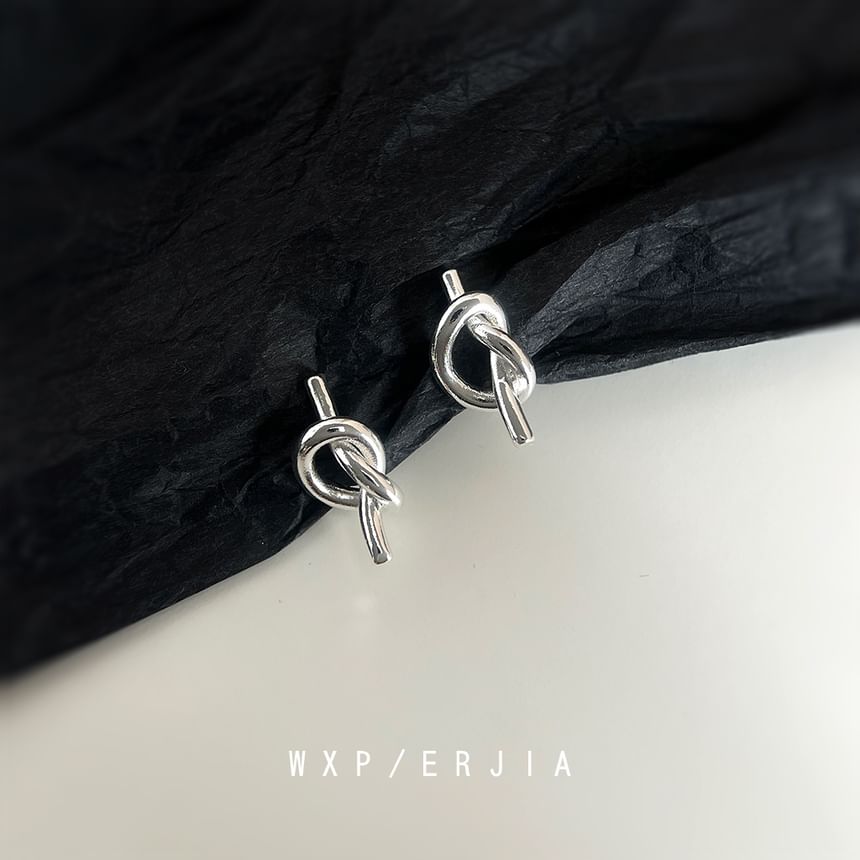 On Clip Earring Knotted