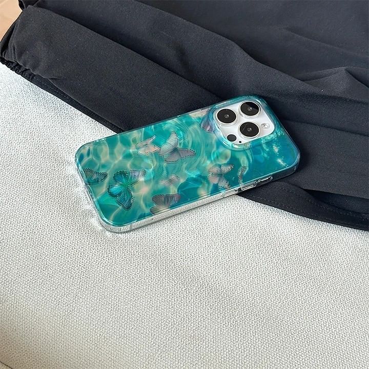 Phone Print Butterfly Case
