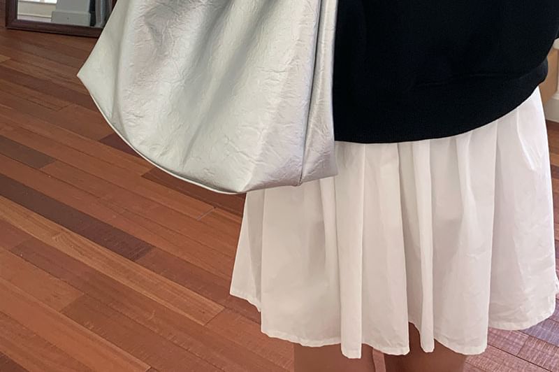 Faux Tote Bag Leather