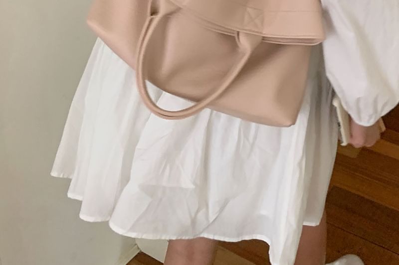 Tote Bag Faux Leather Crossbody