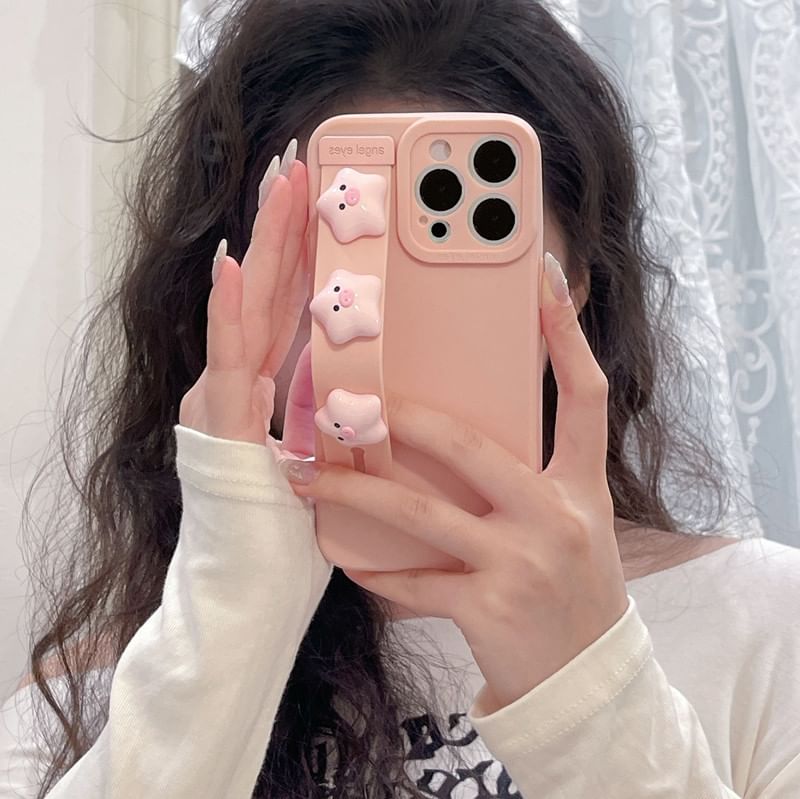 Case Phone Strap Pig