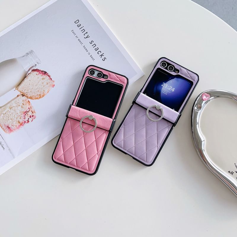 Case Stand Argyle Ring Phone