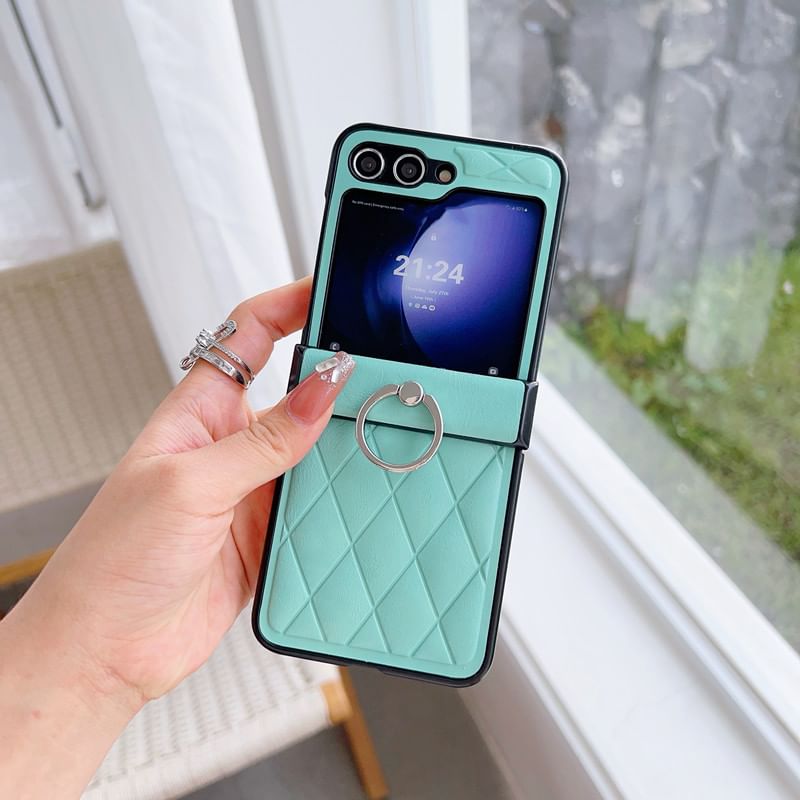 Case Stand Argyle Ring Phone