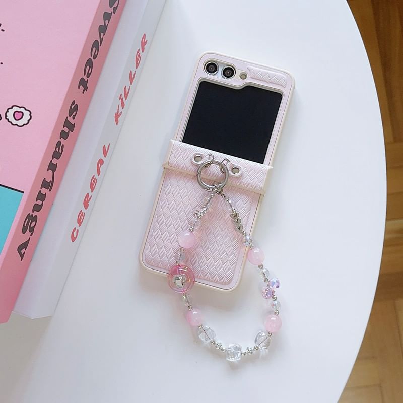 Phone Argyle Case Strap Bead