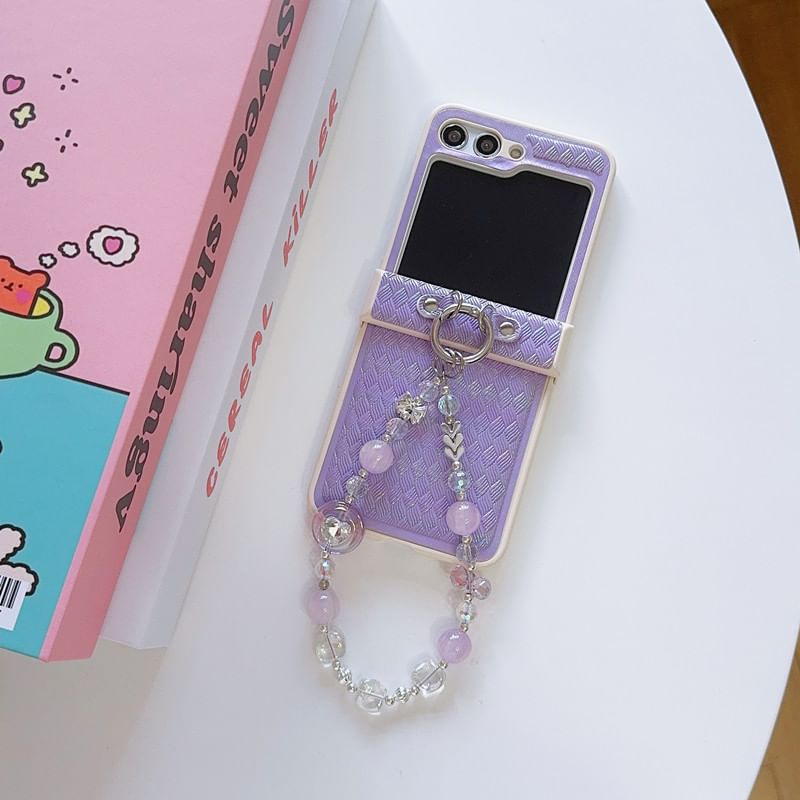 Phone Argyle Case Strap Bead