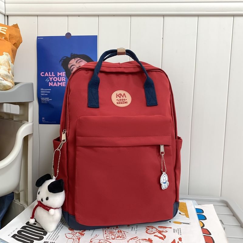 Backpack Applique Multi-Pocket