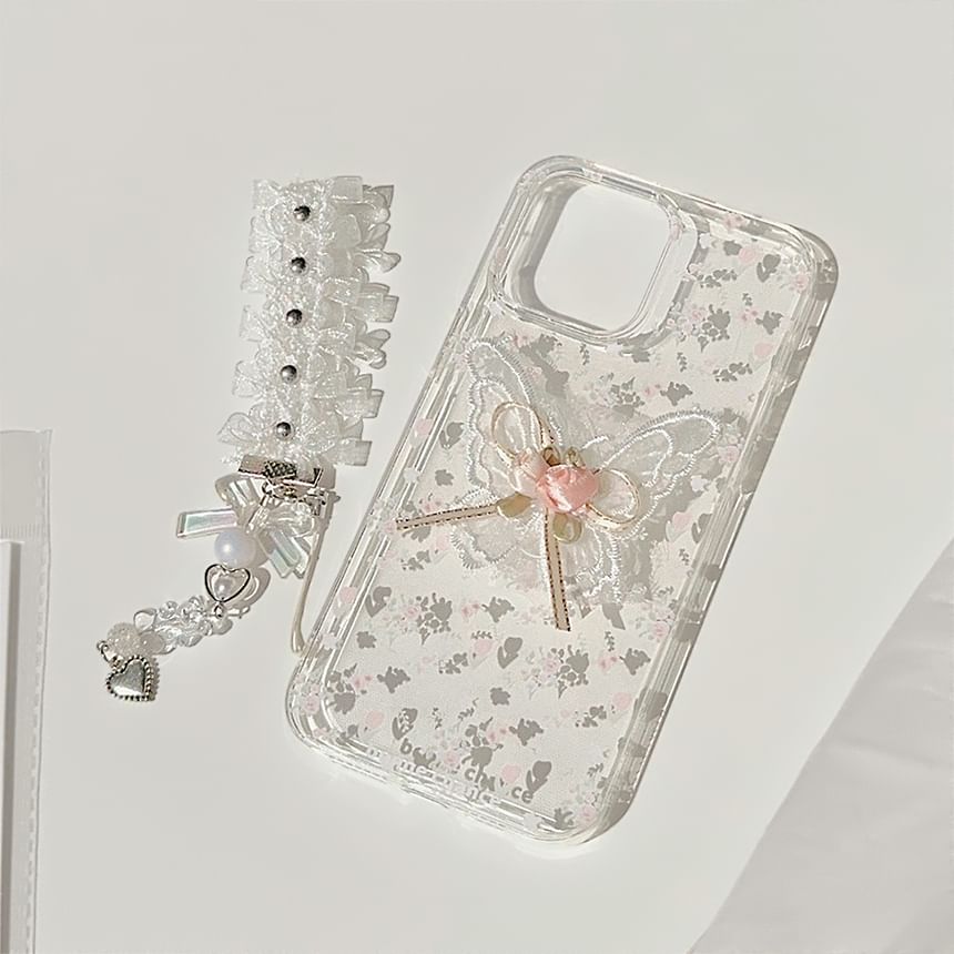 Set Charm / Case Phone Butterfly
