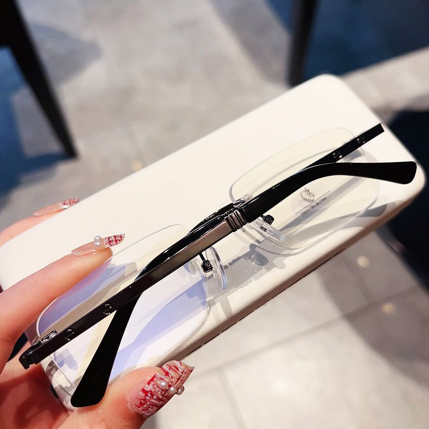 Glasses Rimless Square