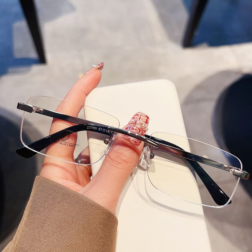 Glasses Rimless Square