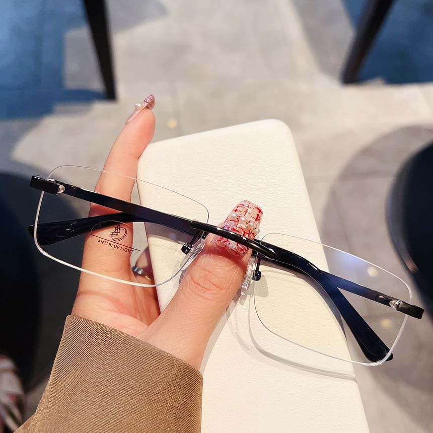 Glasses Rimless Square