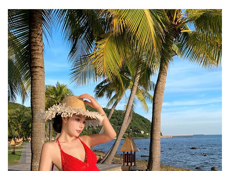 Striped Halter Maxi Sundress