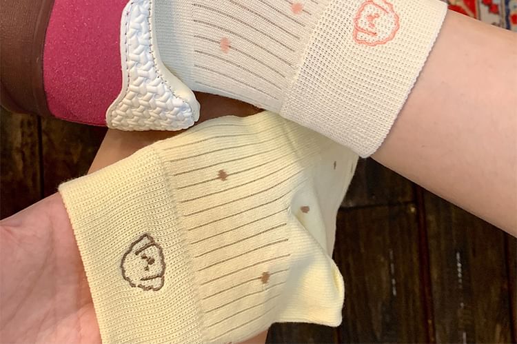 Animal Embroidered Socks / Set