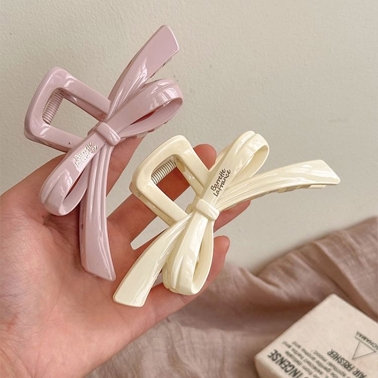 Bow Acrylic Hair Claw