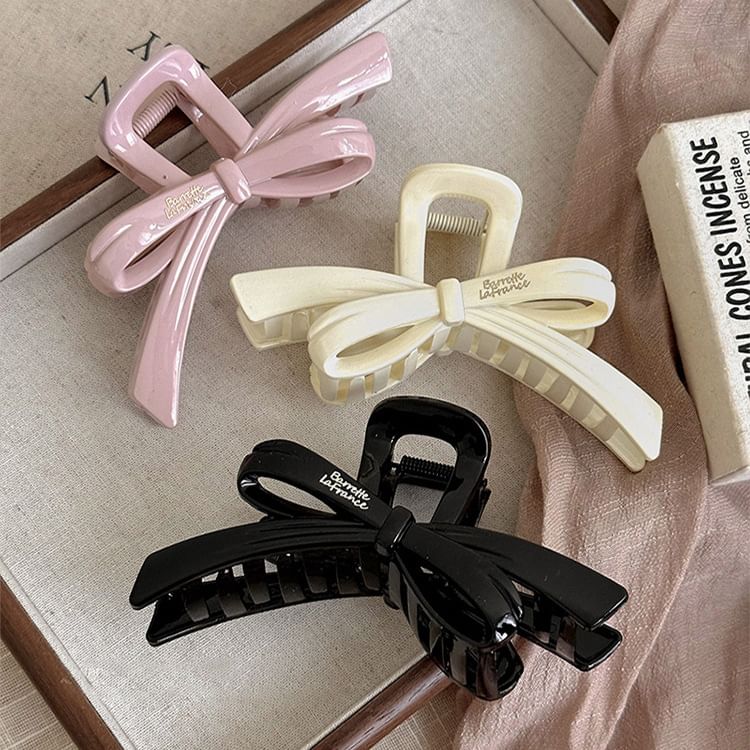 Bow Acrylic Hair Claw