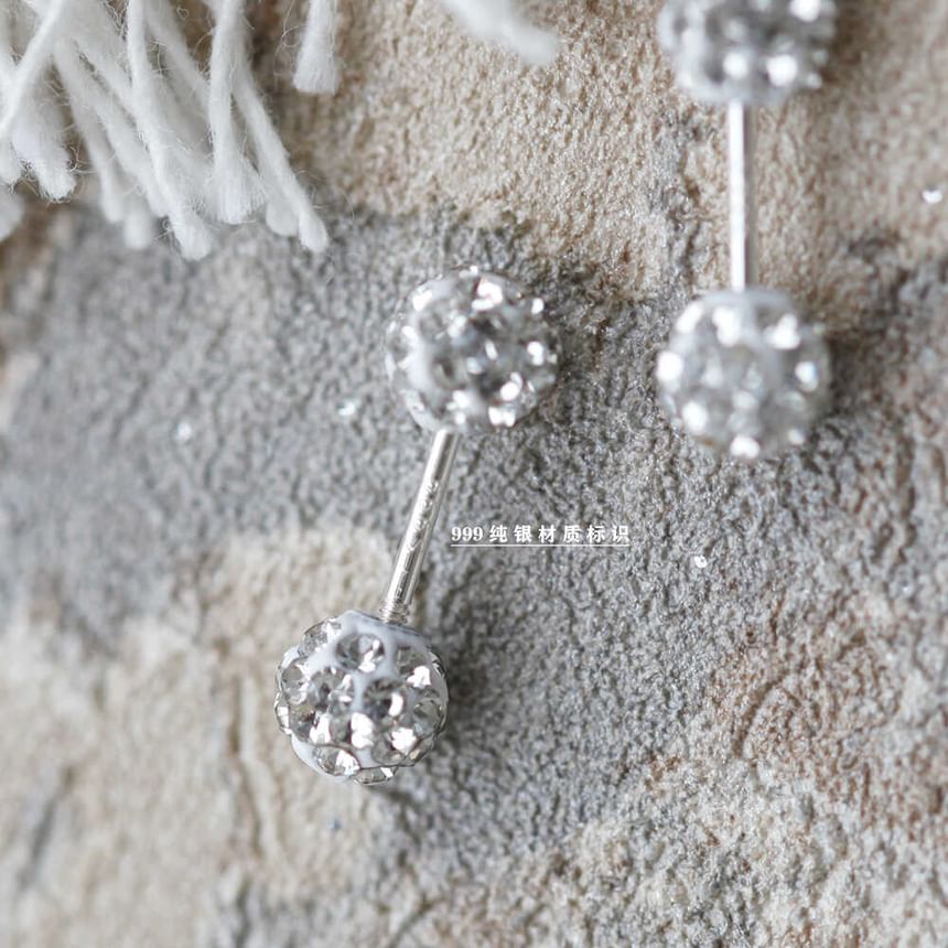 Stud Ball Rhinestone Earring