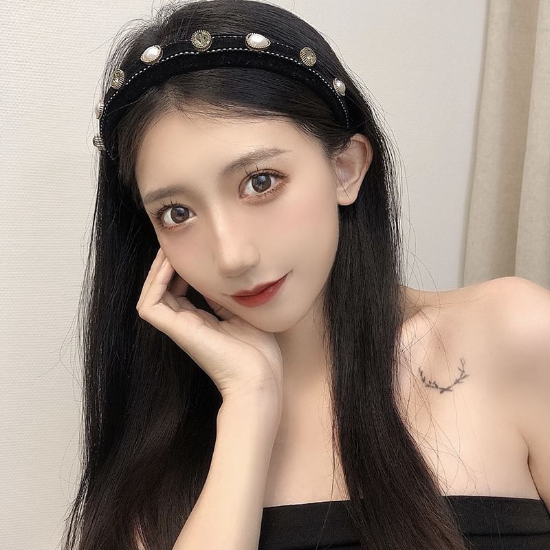 Headband Textile Embellished