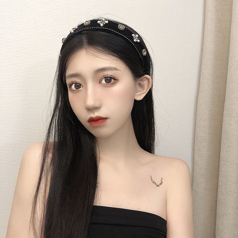 Headband Textile Embellished